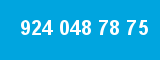924 048 78 75 924 048 78 75